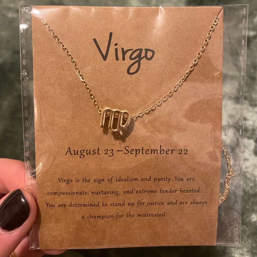 Virgo ♍️ gold necklace